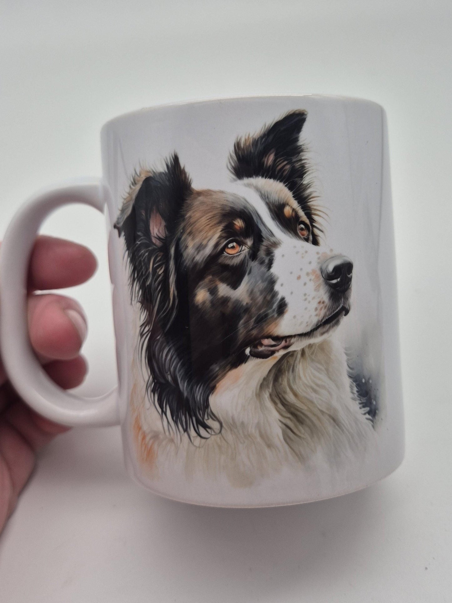 Personalised Border Collie Mug & Coaster Set | Dog Lover Gift