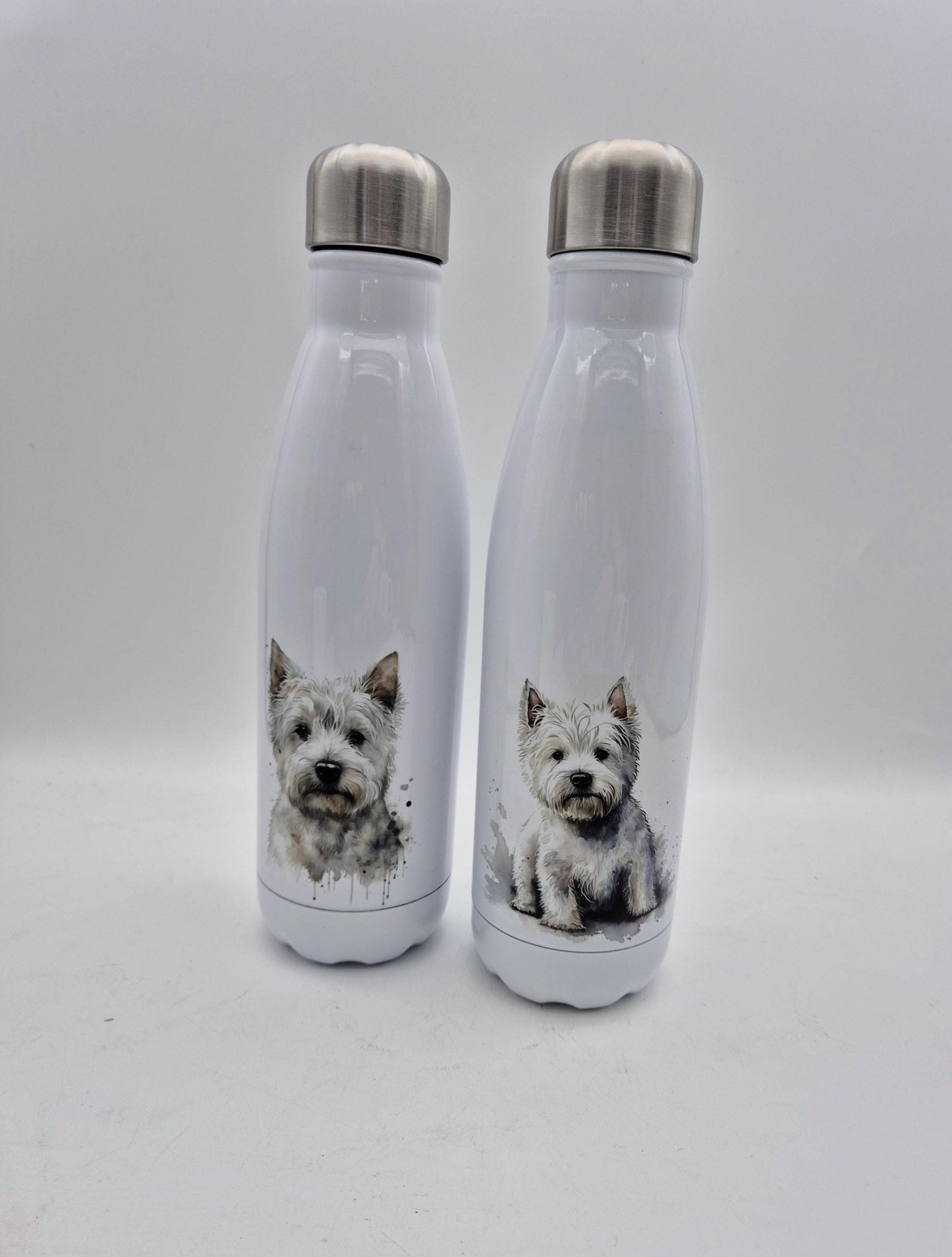 Personalised West Highland Terrier Water Bottle | Westie Dog Gift