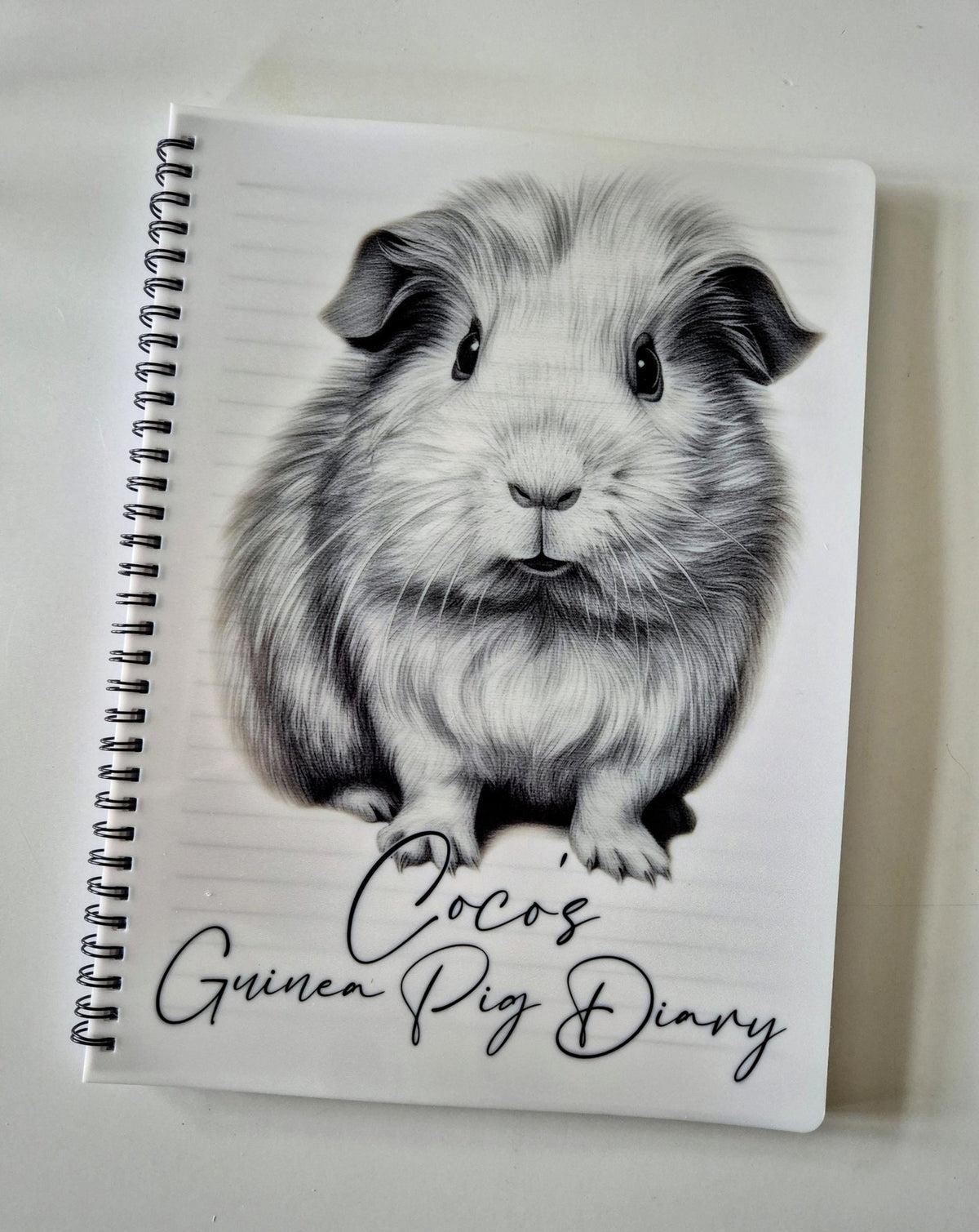 Personalised Guinea Pig Notebook – Custom A4 & A5 Notepad | Guinea Pig Lover Gift