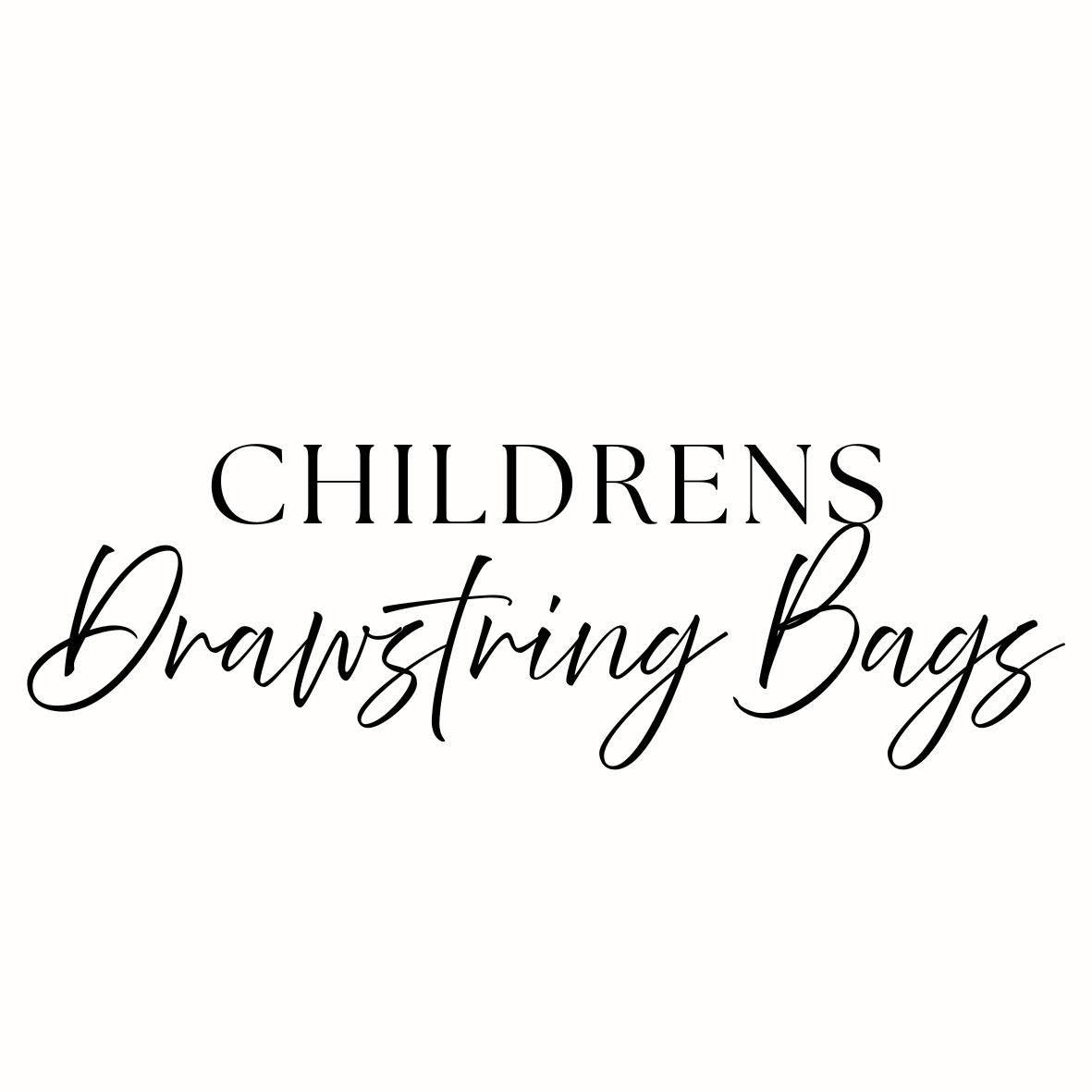 Drawstring & Kids Bags