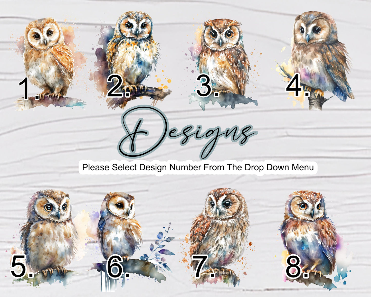 Personalised Owl Mug & Coaster Set – Custom Owl Lover Gift
