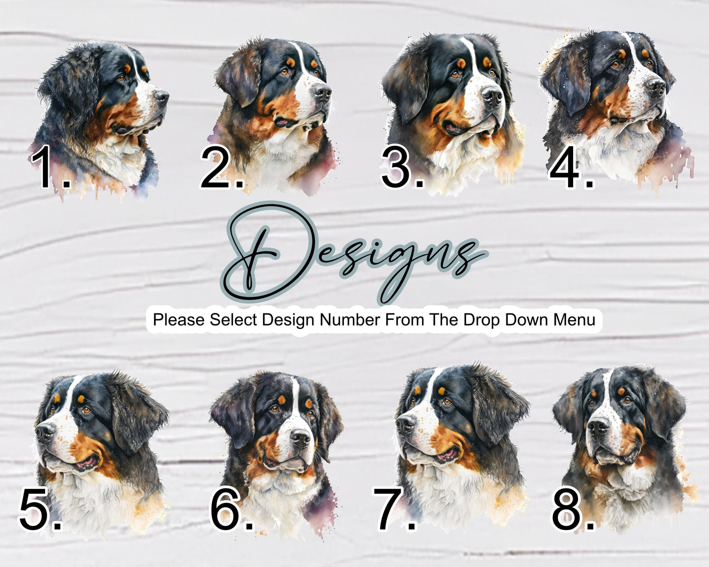 Personalised Bernese Mountain Dog Mug & Coaster Set | Dog Lover Gift
