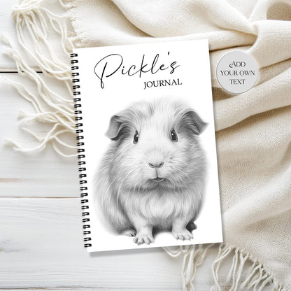 Personalised Guinea Pig Notebook – Custom A4 & A5 Notepad | Guinea Pig Lover Gift