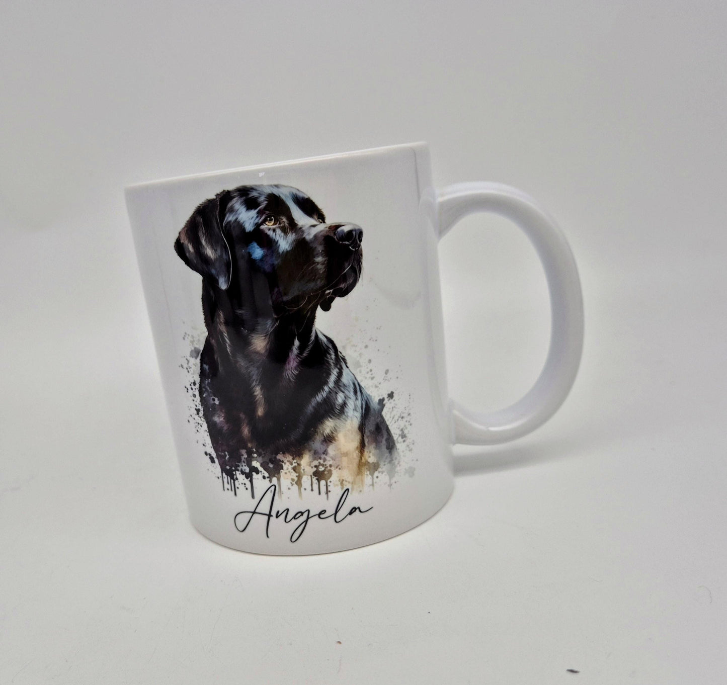 Personalised Black Labrador Mug & Coaster Set – Dog Lover Gift