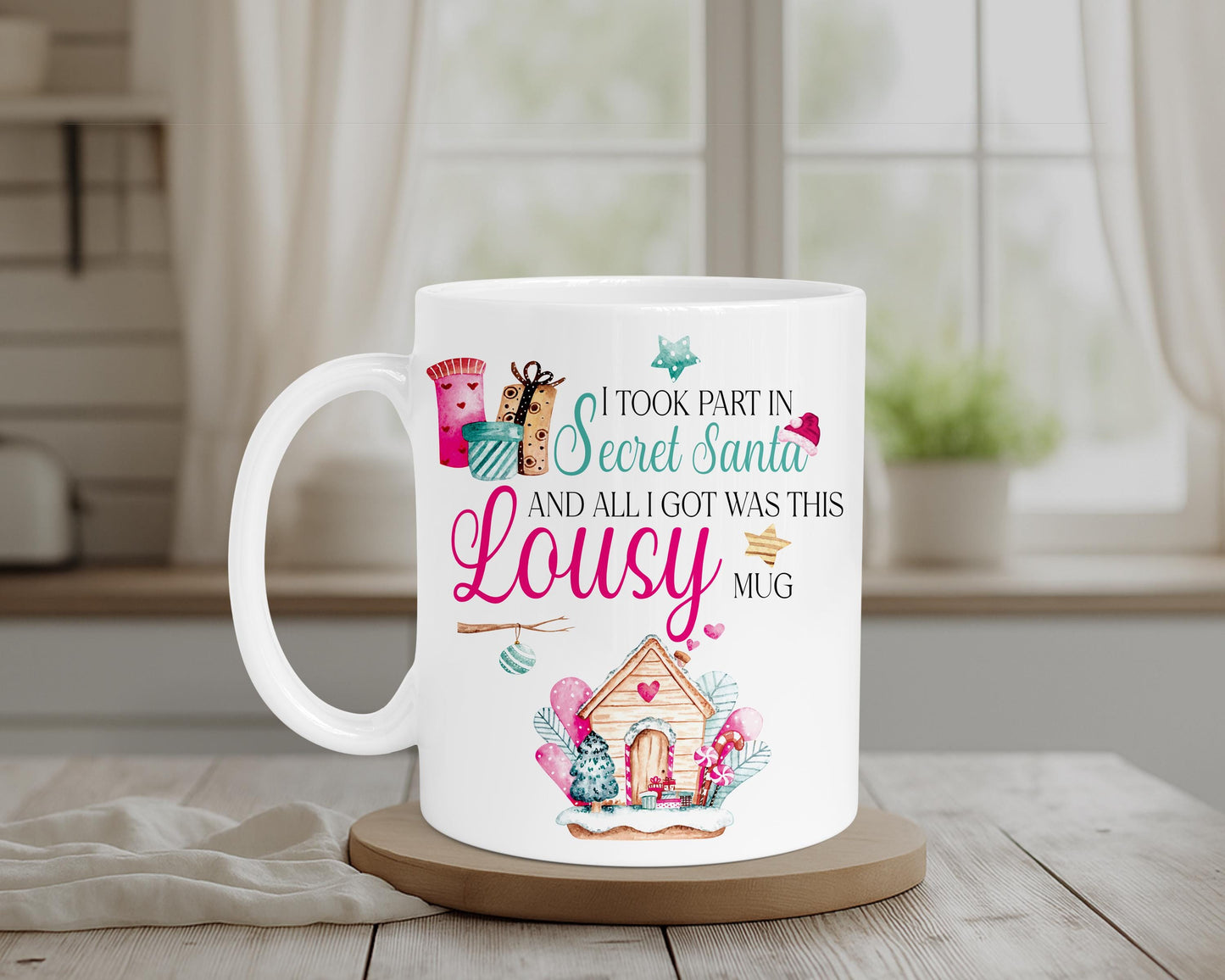 Funny Christmas Mug | Secret Santa Gift | Novelty Office Gift