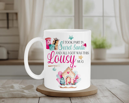 Funny Christmas Mug | Secret Santa Gift | Novelty Office Gift
