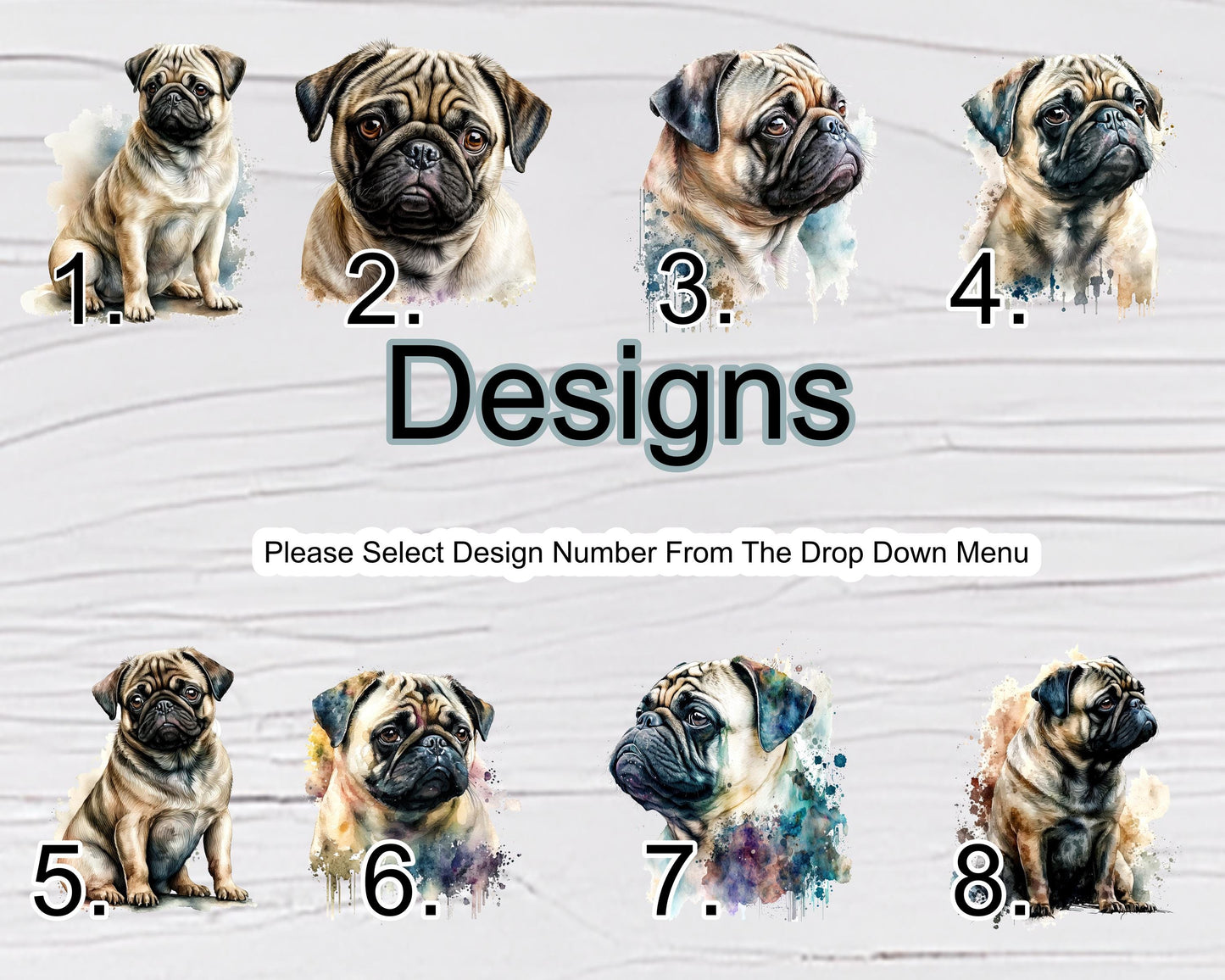 Personalised Pug Mug & Coaster Set | Dog Lover Gift