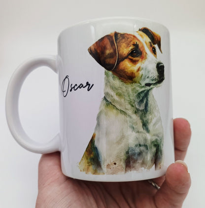 Personalised Jack Russell Mug & Coaster Set | Dog Lover Gift