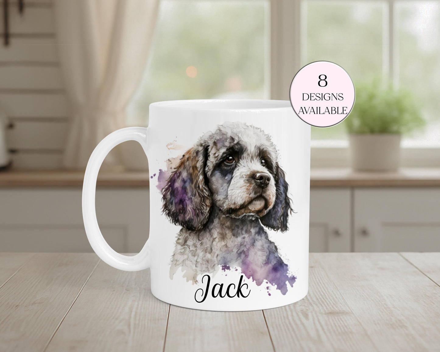 Personalised Cockapoo Mug & Coaster Set | Custom Dog Lover Gift | Cockapoo Coffee Cup