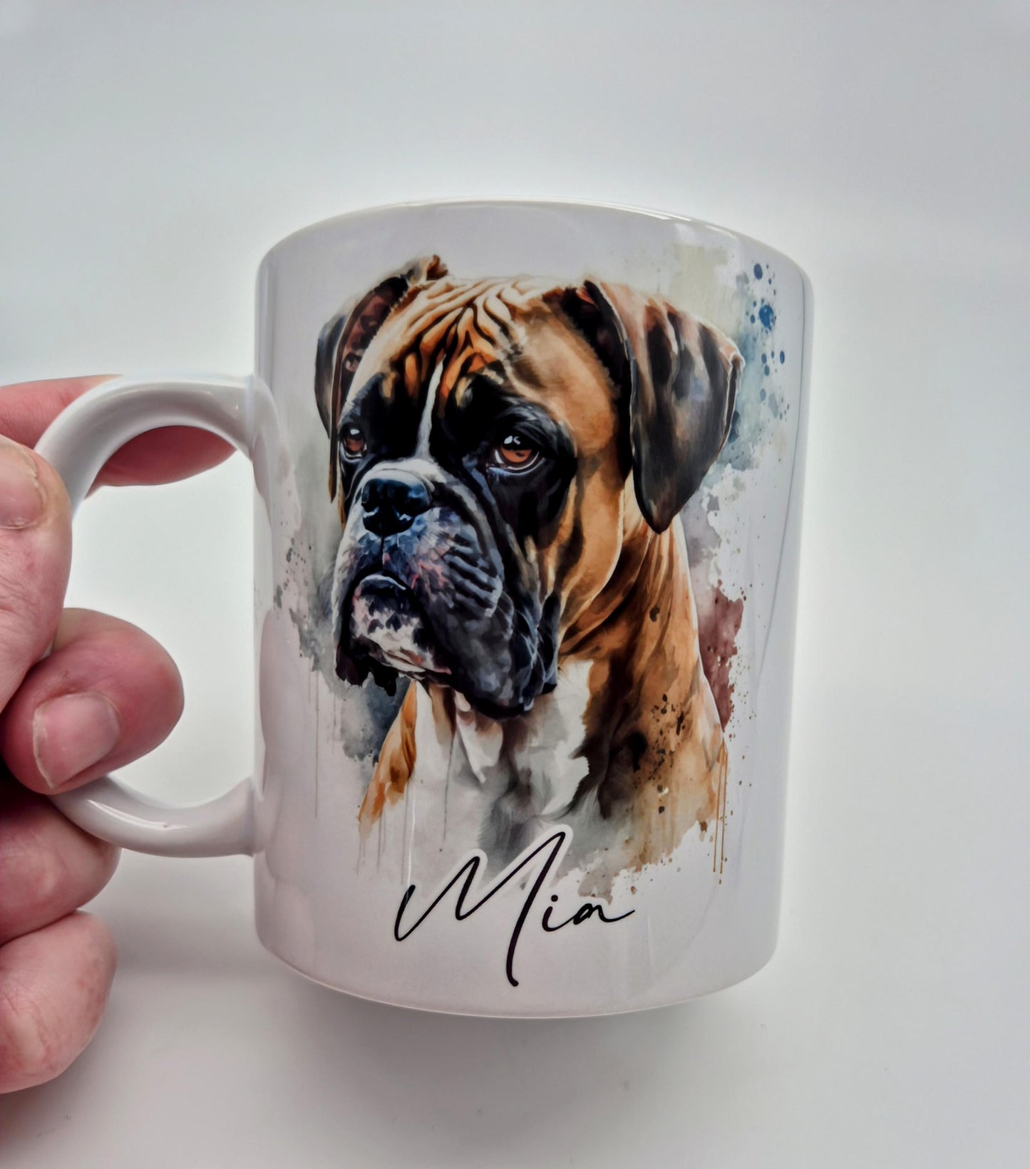 Personalised Boxer Dog Mug & Coaster Set | Dog Lover Gift