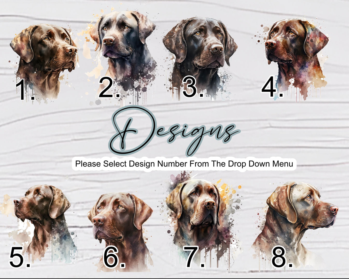Personalised Chocolate Labrador Glass Chopping Board | A3 or A4 | Dog Lover Gift