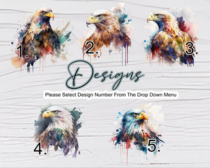 Personalised Eagle Cushion | Custom Bird of Prey Pillow | Wildlife Lover Gift