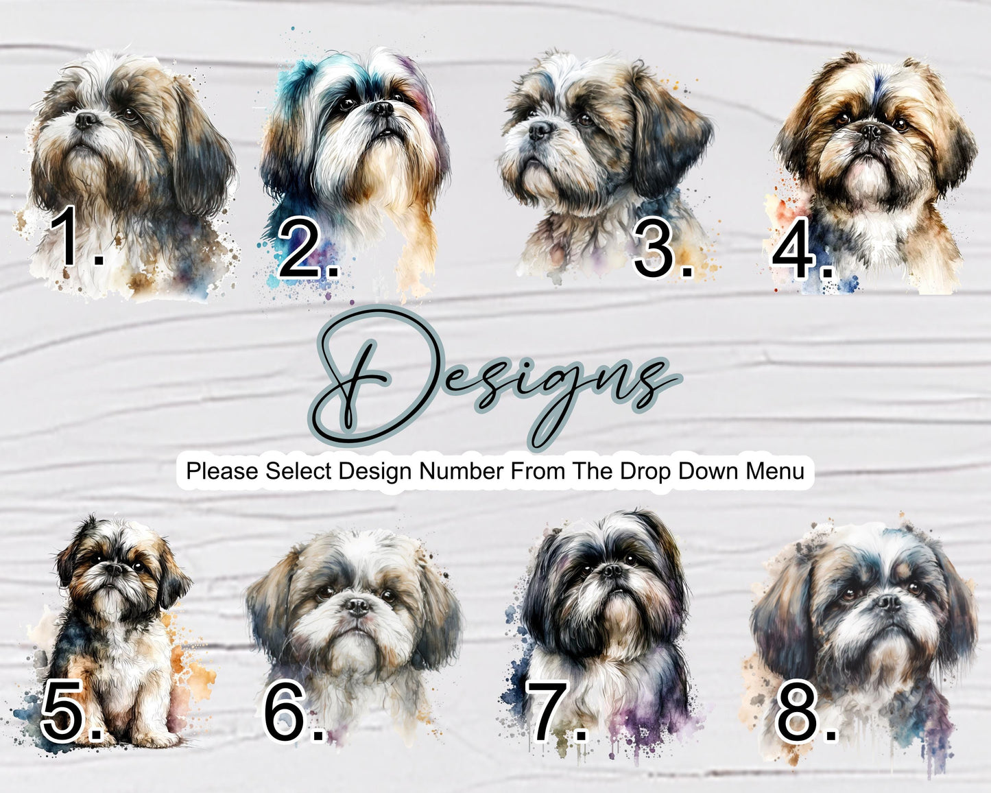 Shih Tzu Cushion – Cute Dog Pillow for Shih Tzu Lovers | Pet Throw Pillow | Gift for Dog Owners, Mum, Friend or Memorial