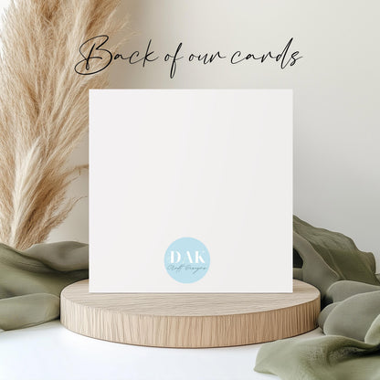 Personalised Bearded Collie Birthday Card – Custom Dog Lover Greeting Card | Optional Matching Coaster