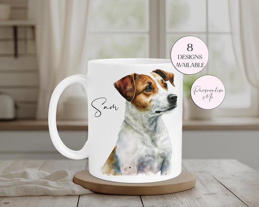 Personalised Jack Russell Mug & Coaster Set | Dog Lover Gift