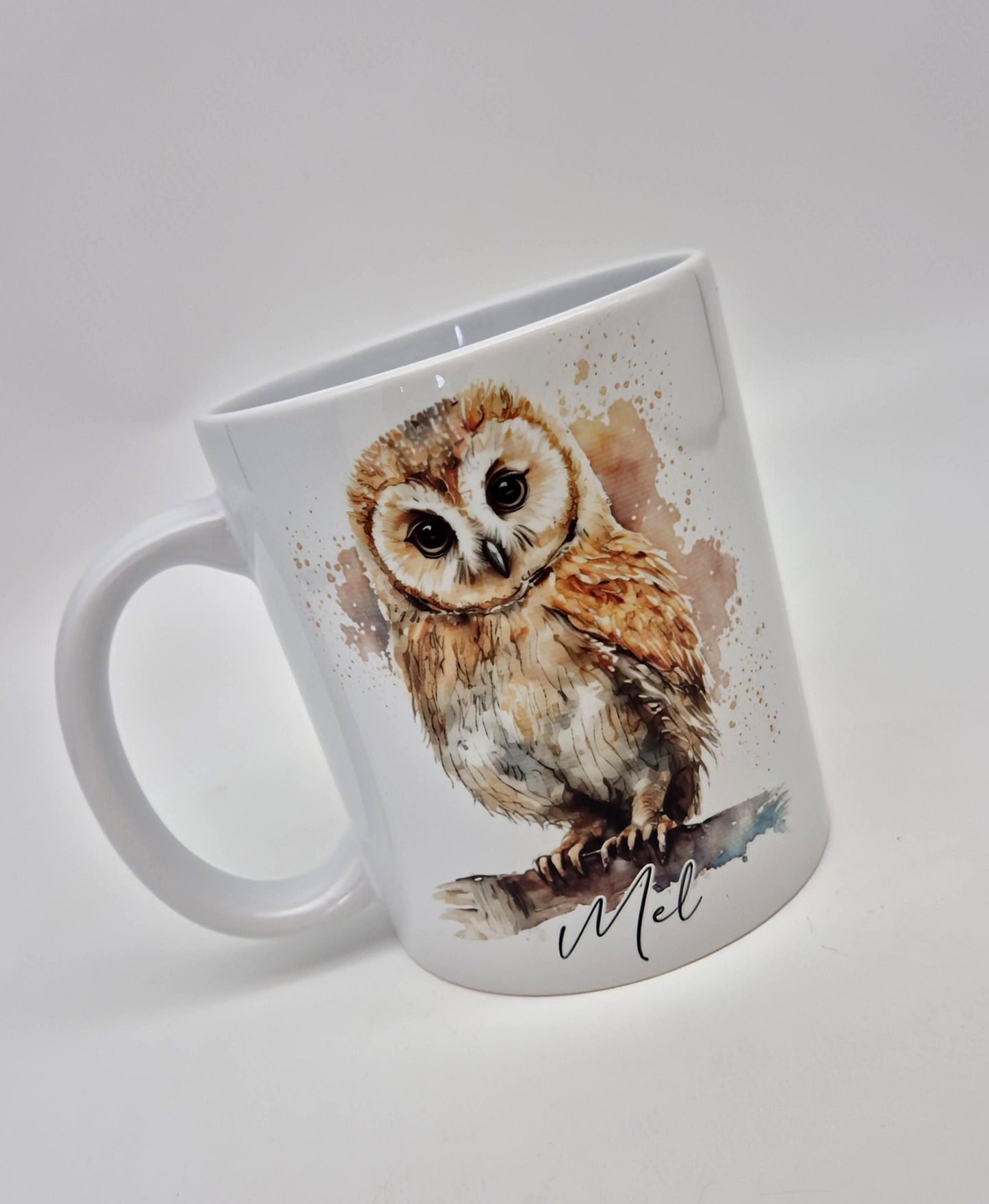 Personalised Owl Mug & Coaster Set – Custom Owl Lover Gift
