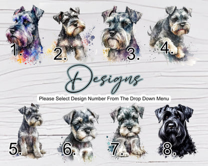 Personalised Schnauzer Cushion | Custom Dog Pillow | Gift for Dog Lovers
