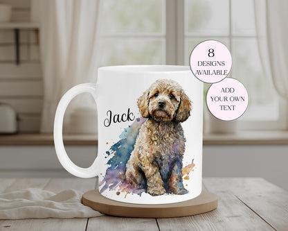 Personalised Cockapoo Mug & Coaster Set | Custom Dog Lover Gift | Cockapoo Coffee Cup