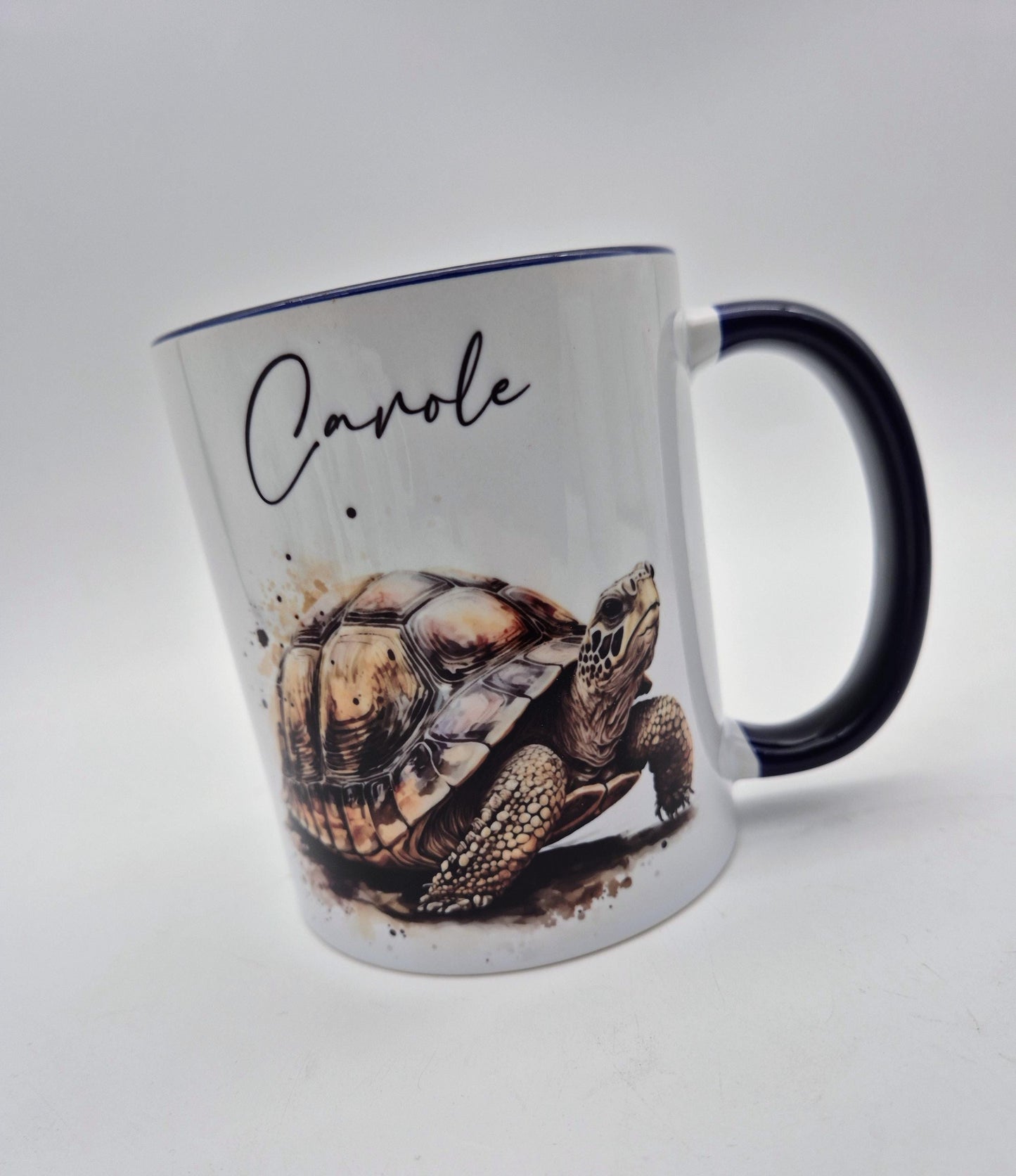 Personalised Tortoise Mug & Coaster Set – Custom Reptile Gift