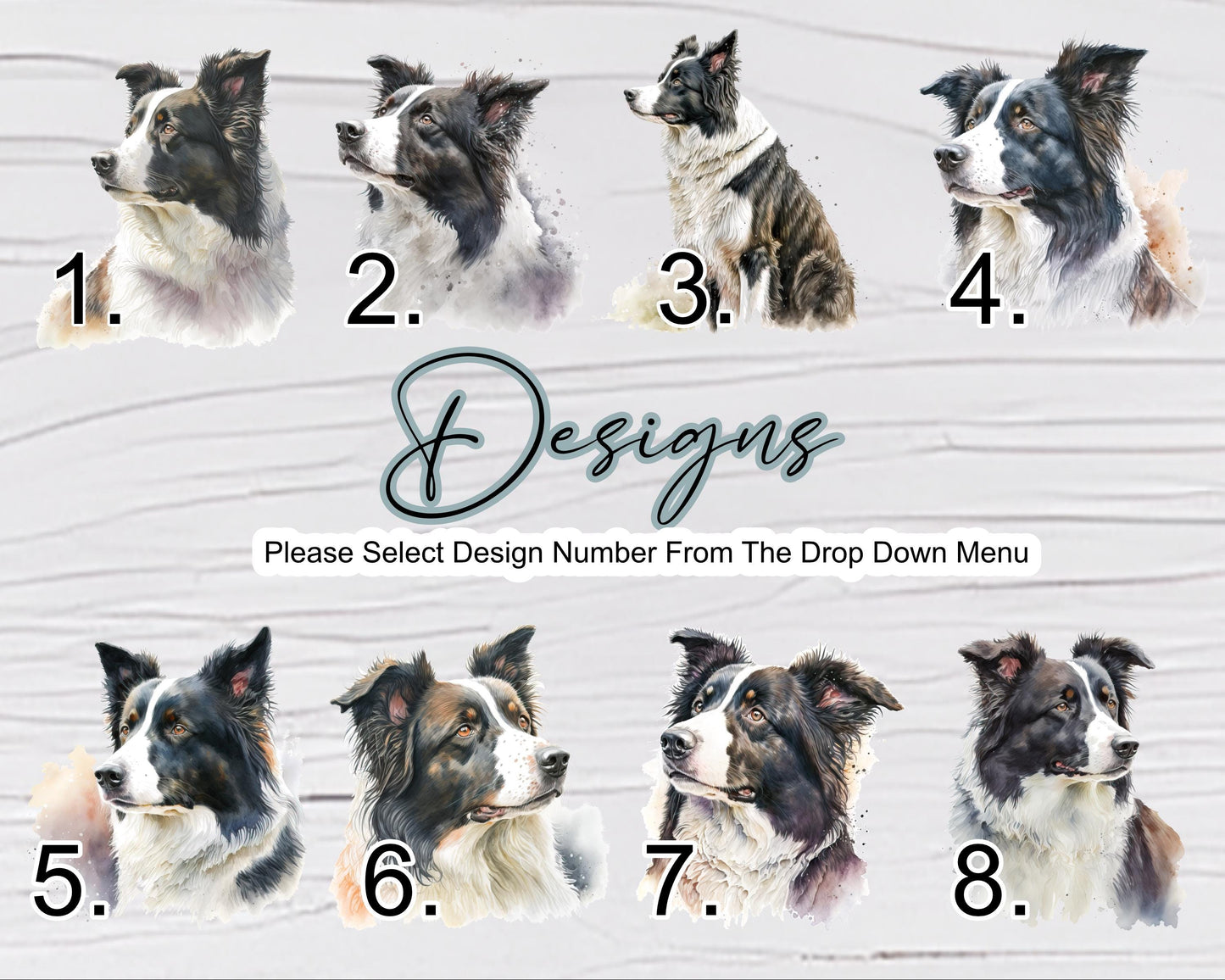 Personalised Border Collie Mug & Coaster Set | Dog Lover Gift