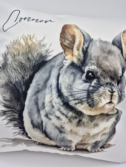 Personalised Chinchilla Cushion | Custom Pet Pillow | Home Décor Gift