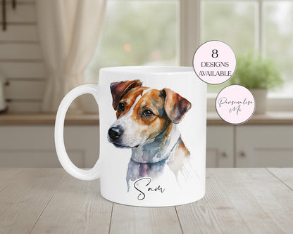 Personalised Jack Russell Mug & Coaster Set | Dog Lover Gift