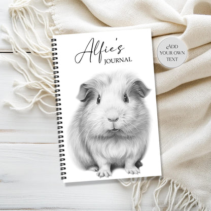 Personalised Guinea Pig Notebook – Custom A4 & A5 Notepad | Guinea Pig Lover Gift