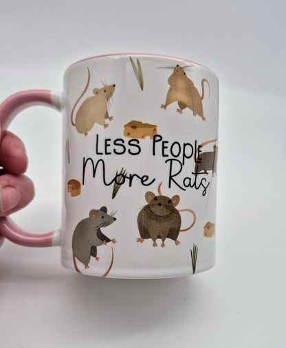 Just a Girl Who Loves Rats Mug & Coaster Set | Rat Lover Gift
