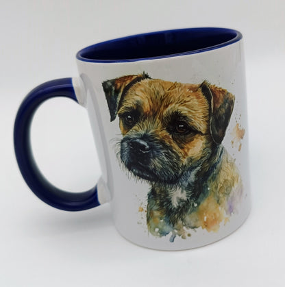 Personalised Border Terrier Mug & Coaster Set | Dog Lover Gift