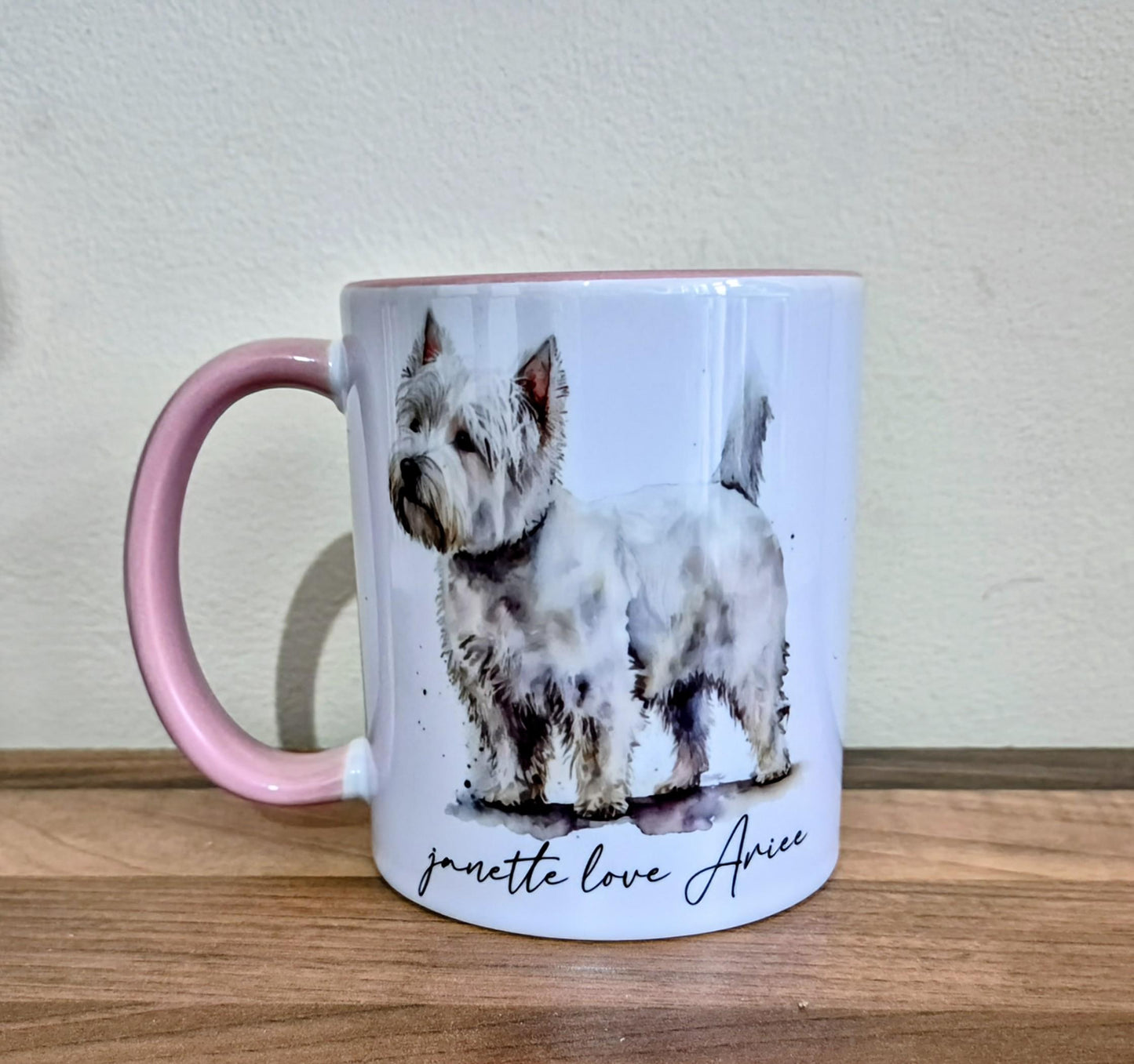 Personalised West Highland Terrier Mug & Coaster Set | Westie Dog Lover Gift