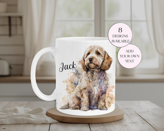Personalised Cockapoo Mug & Coaster Set | Custom Dog Lover Gift | Cockapoo Coffee Cup