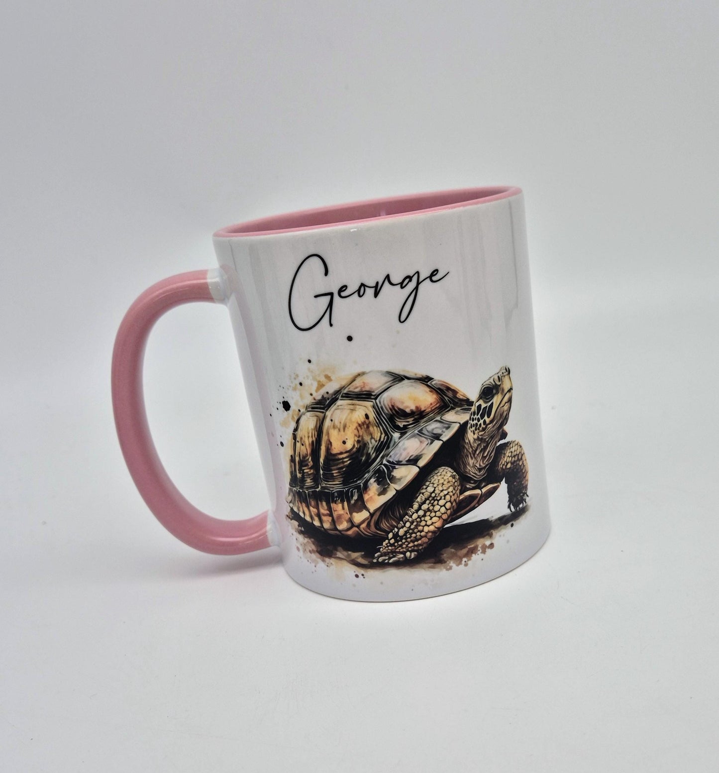Personalised Tortoise Mug & Coaster Set – Custom Reptile Gift