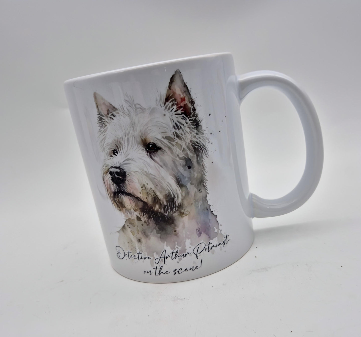 Personalised West Highland Terrier Mug & Coaster Set | Westie Dog Lover Gift