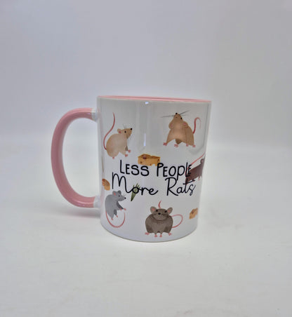 Just a Girl Who Loves Rats Mug & Coaster Set | Rat Lover Gift