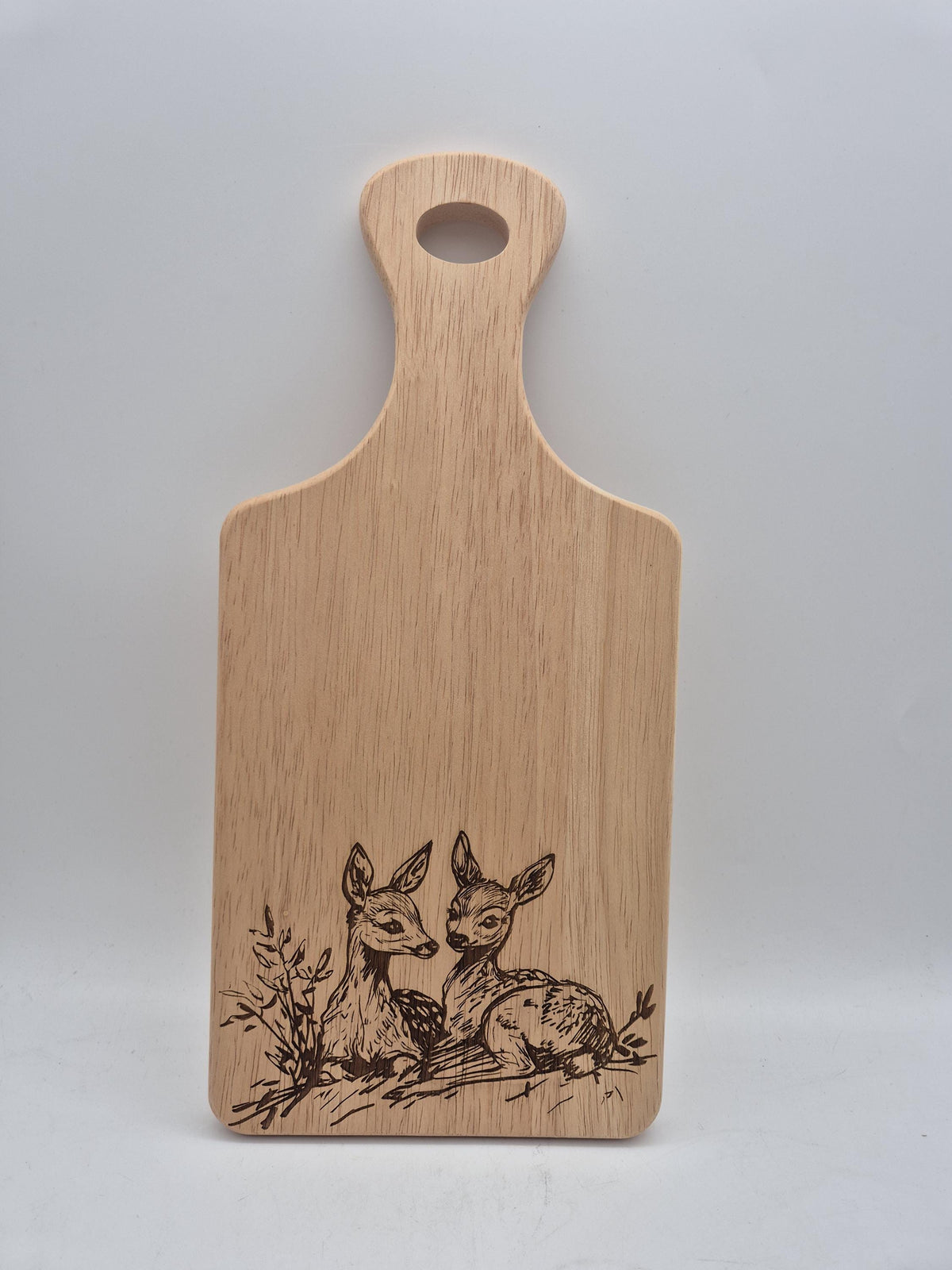 Personalised Deer Chopping Board | Engraved Wooden Serving Board | Deer Gift