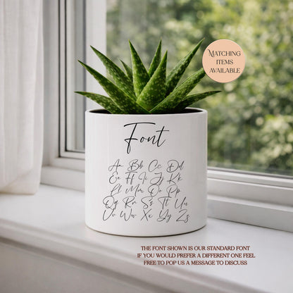 Personalised Border Terrier Plant Pot | Succulent Planter | Dog Lover Gift
