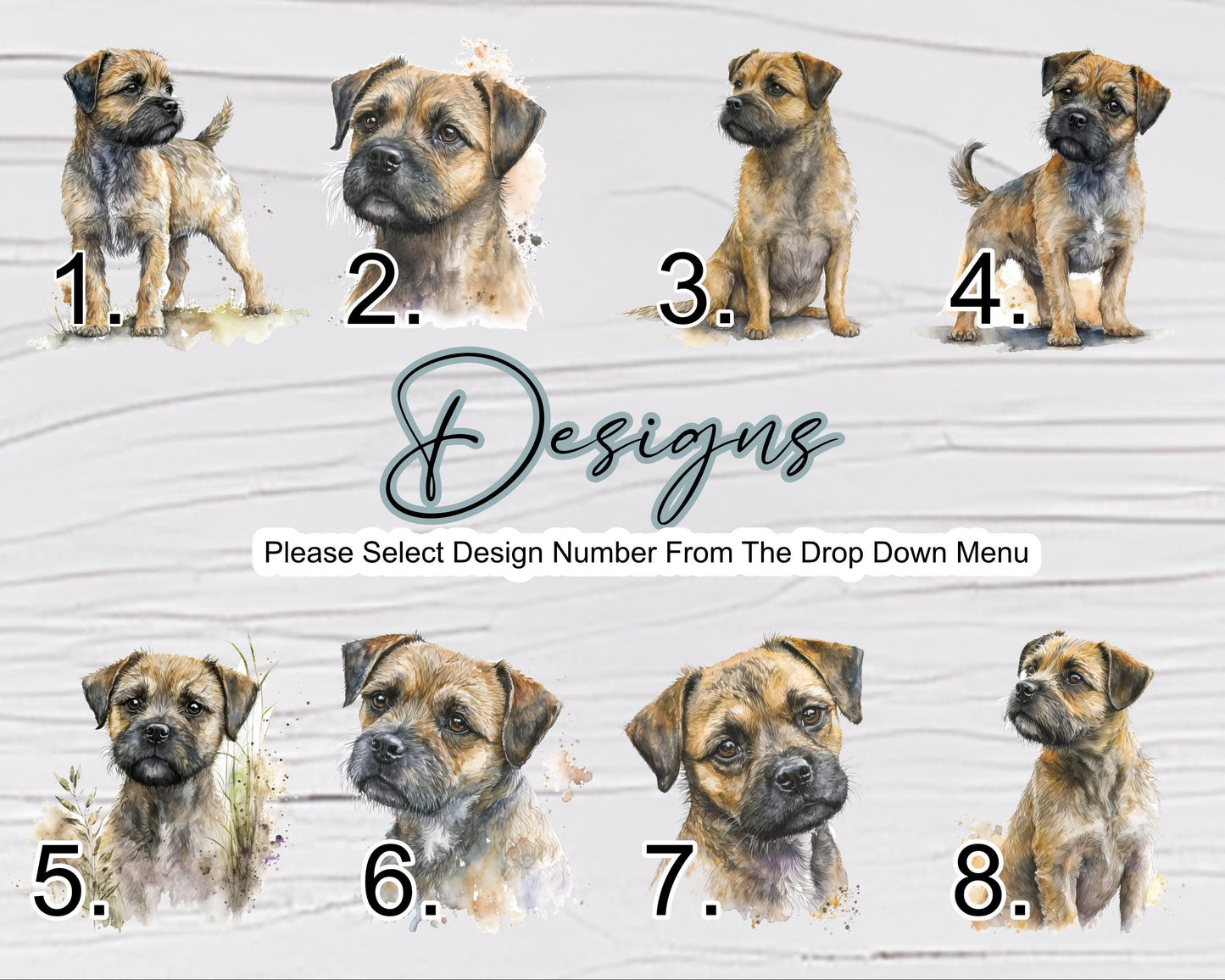 Personalised Border Terrier Plant Pot | Succulent Planter | Dog Lover Gift
