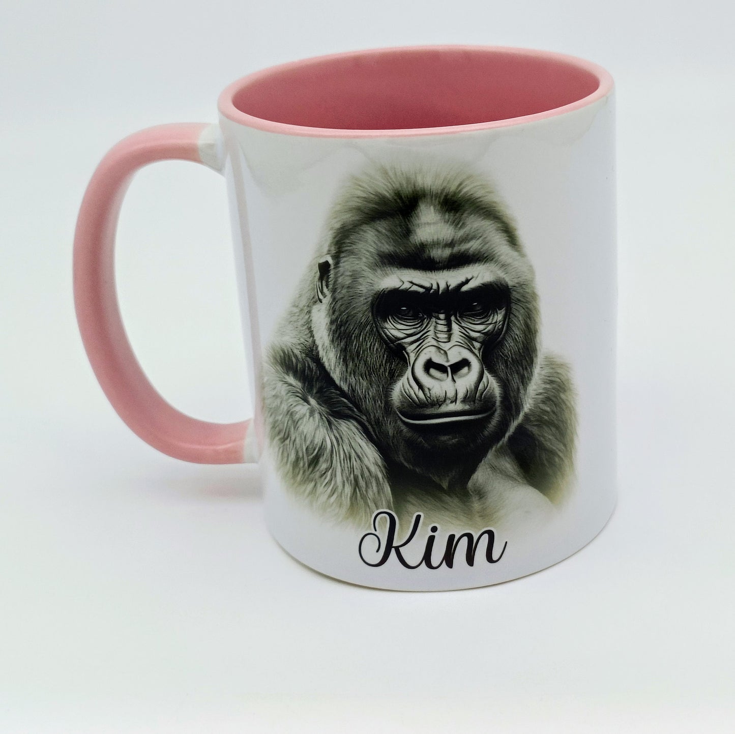 Personalised Monkey & Gorilla Mug & Coaster Set | Animal Lover Gift