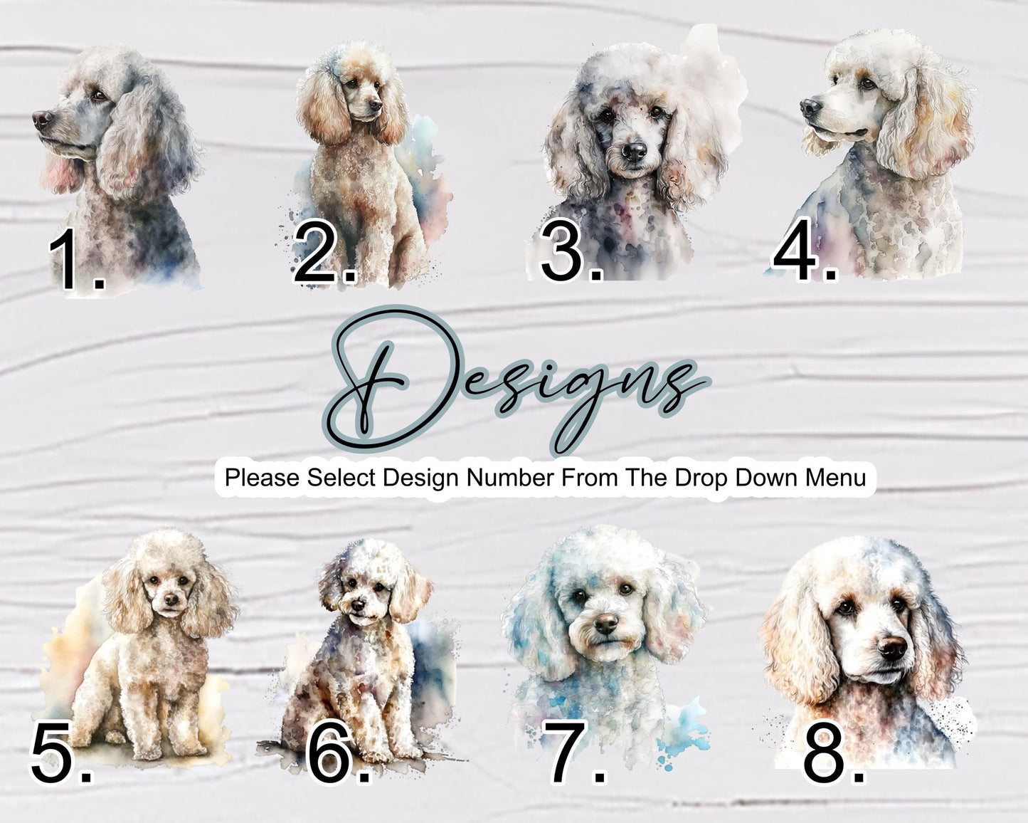 Personalised Poodle Mug & Coaster Set – Dog Lover Gift | Custom Name Coffee Cup