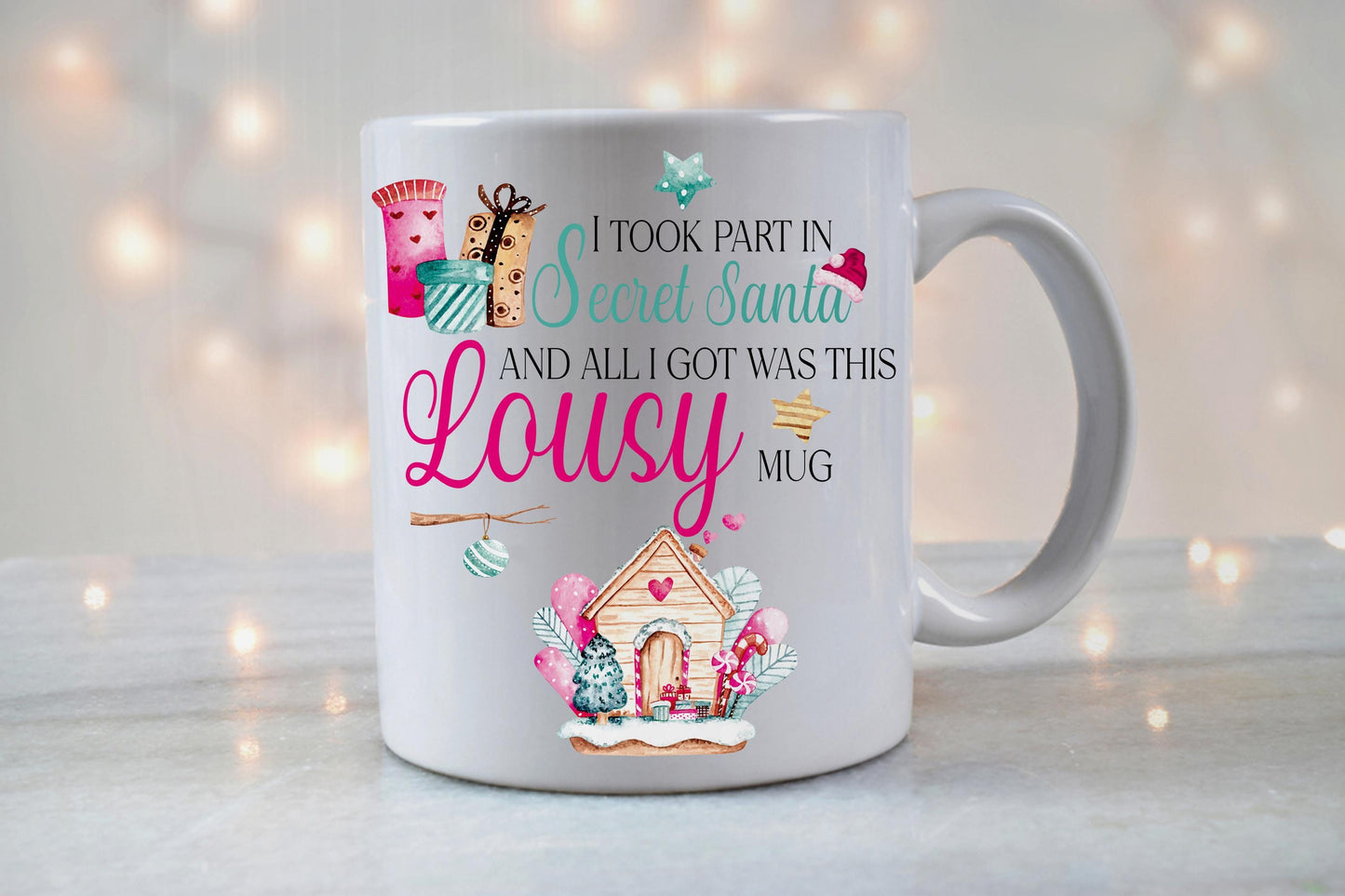 Funny Christmas Mug | Secret Santa Gift | Novelty Office Gift
